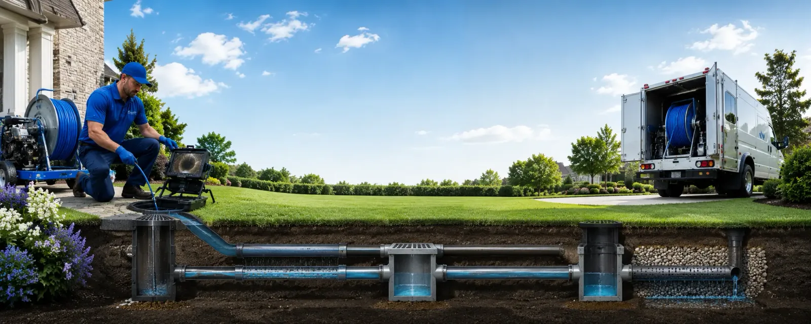 Outdoor drain cleaning information for Welton, IA